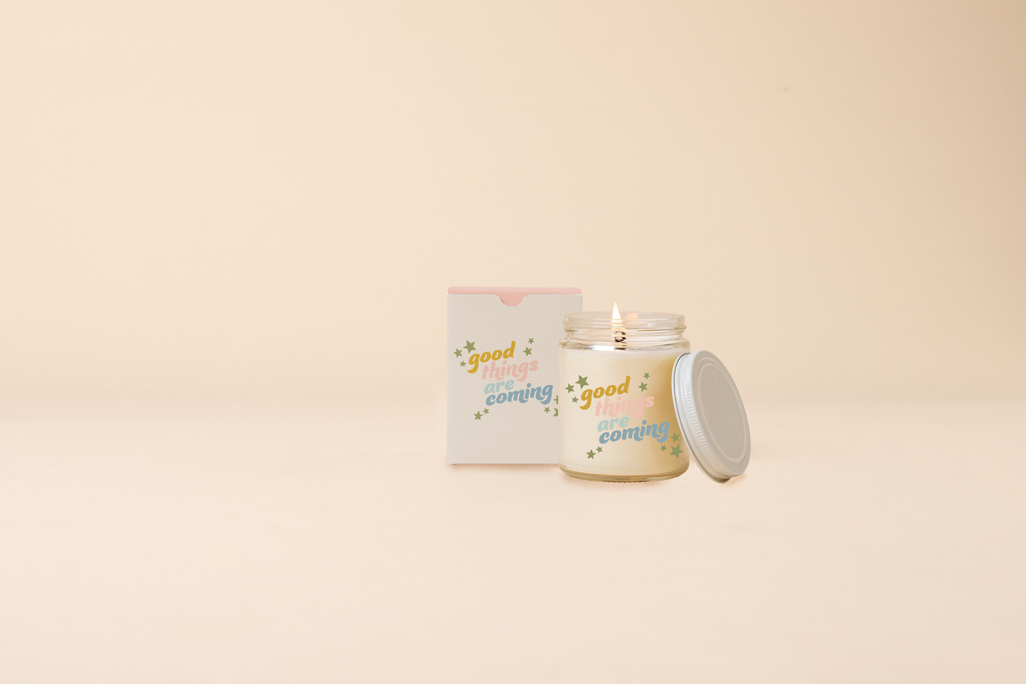 Good Things Are Coming Candle