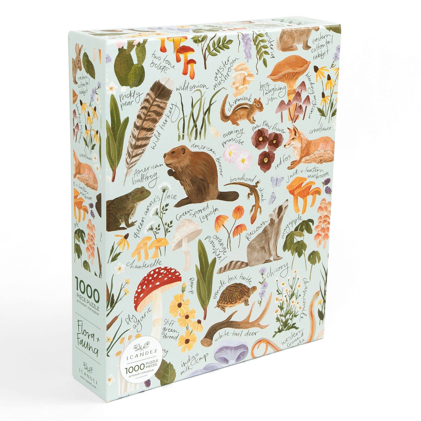 Flora & Fauna 1,000 Piece Jigsaw Puzzle