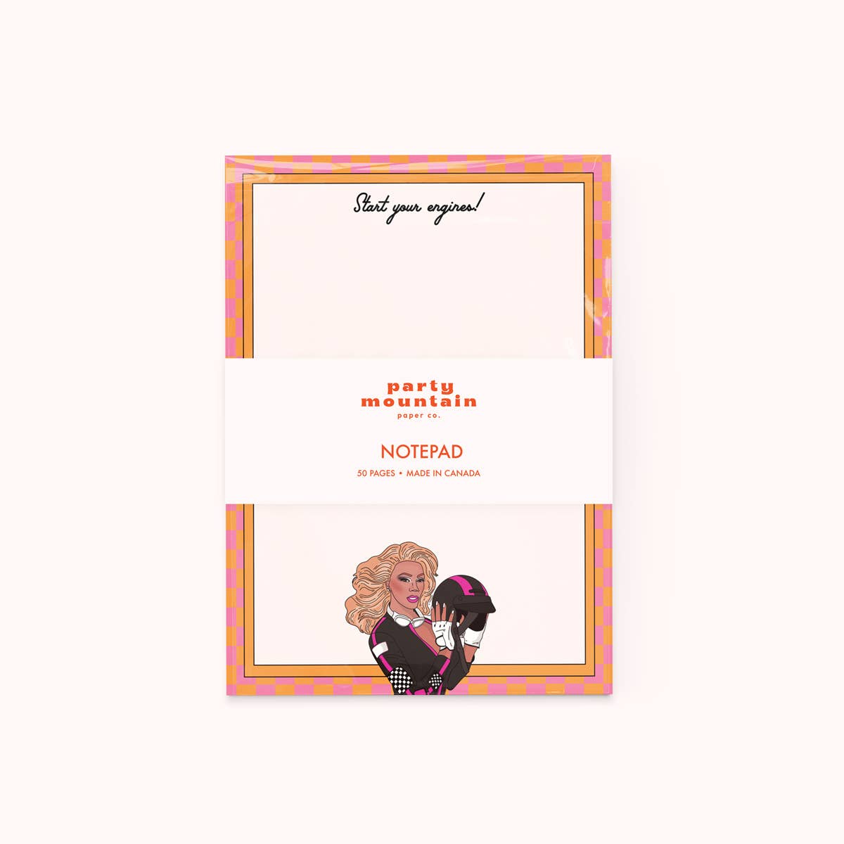 Start Your Engines Notepad