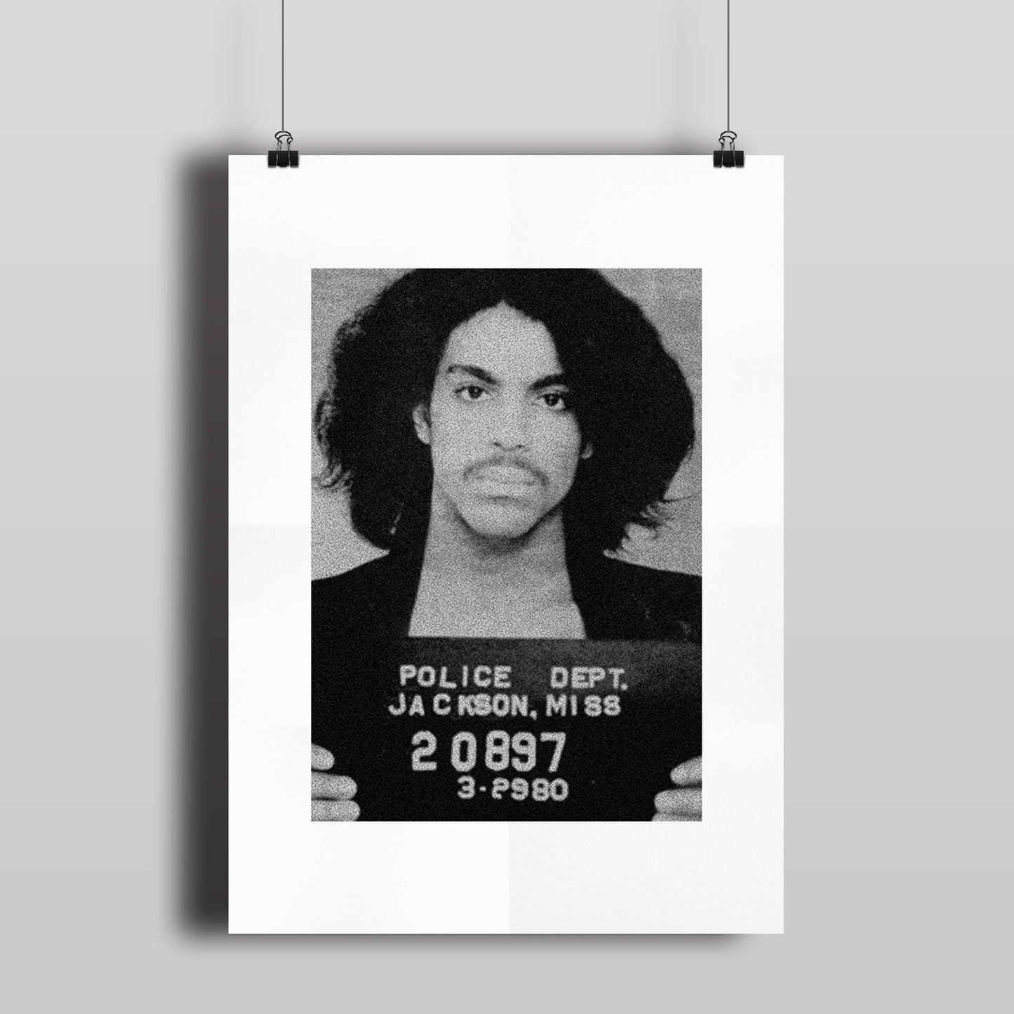Prince Mugshot Art Print