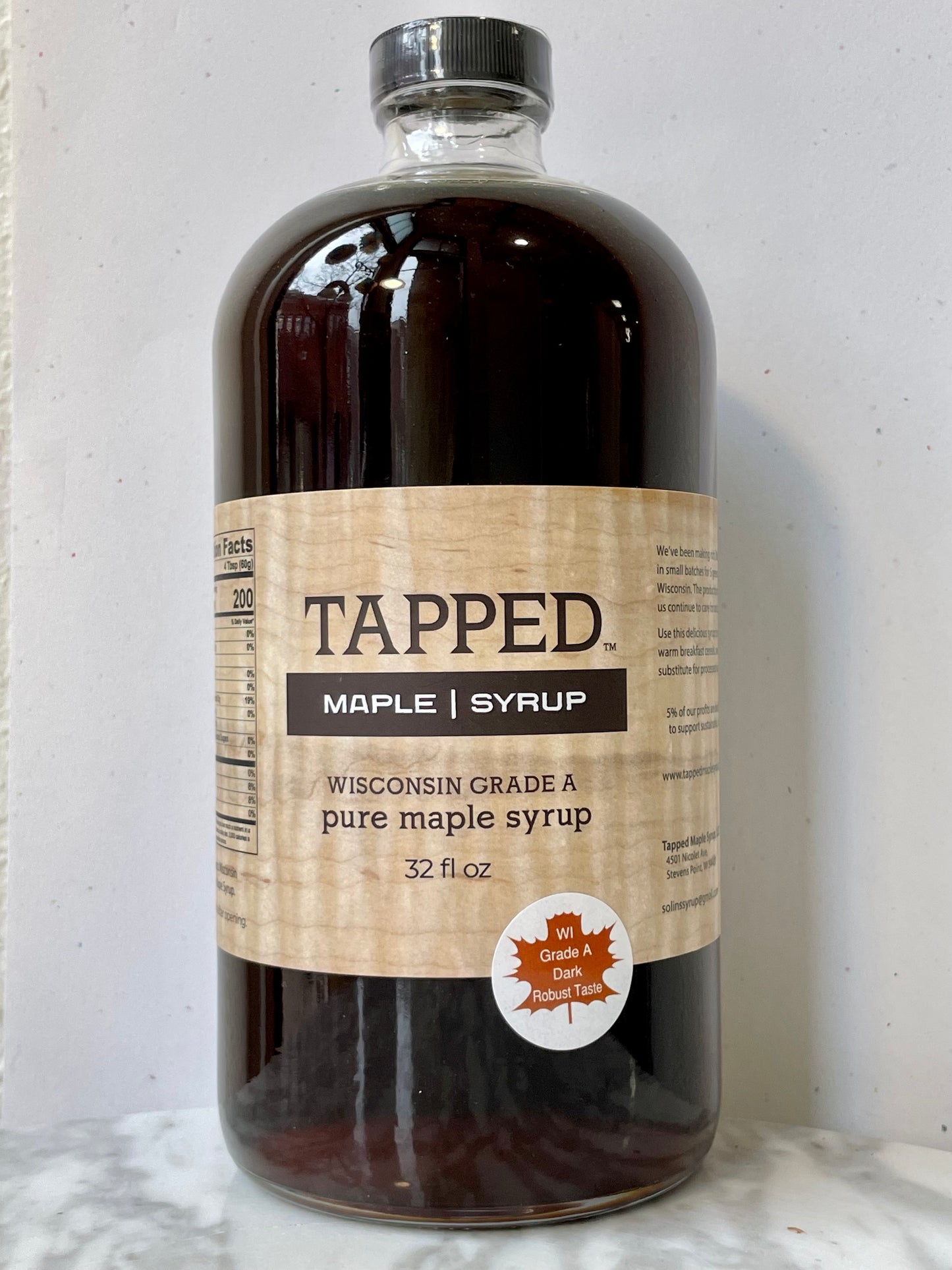 Tapped Pure Maple Syrup