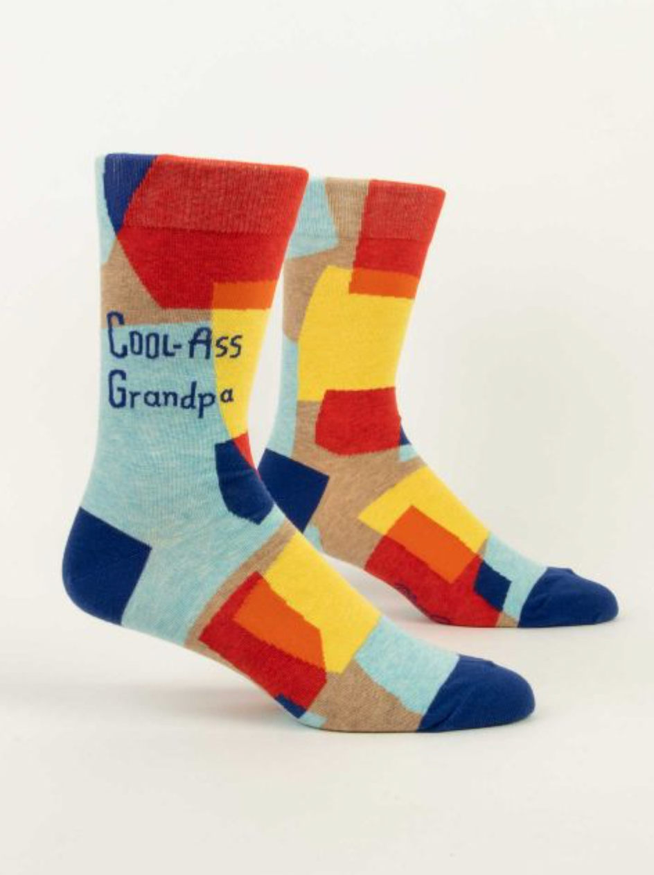 Cool Ass Grandpa Men's Crew Socks