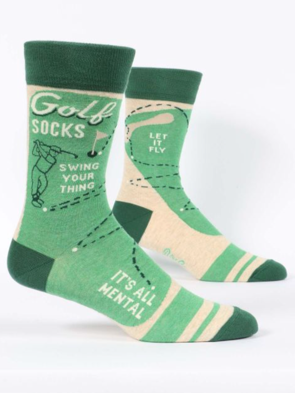 Golf Swing Your Thing Men's Crew Socks