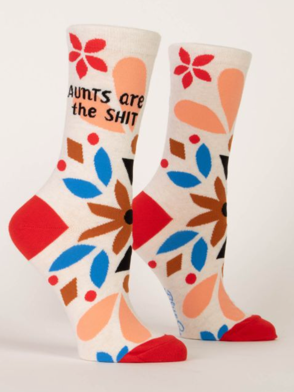 Aunts Are the Shit Women's Crew Socks