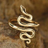 Snake Twisty Adjustable Ring