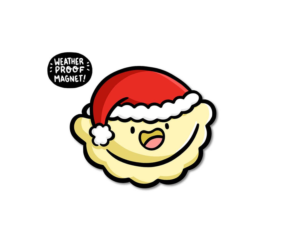 Christmas Pierogi Magnet