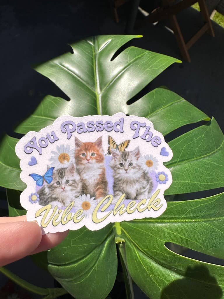 You Passed The Vibe Check Sticker