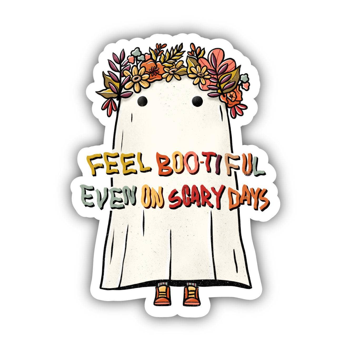 Feel Bootiful Ghost Sticker