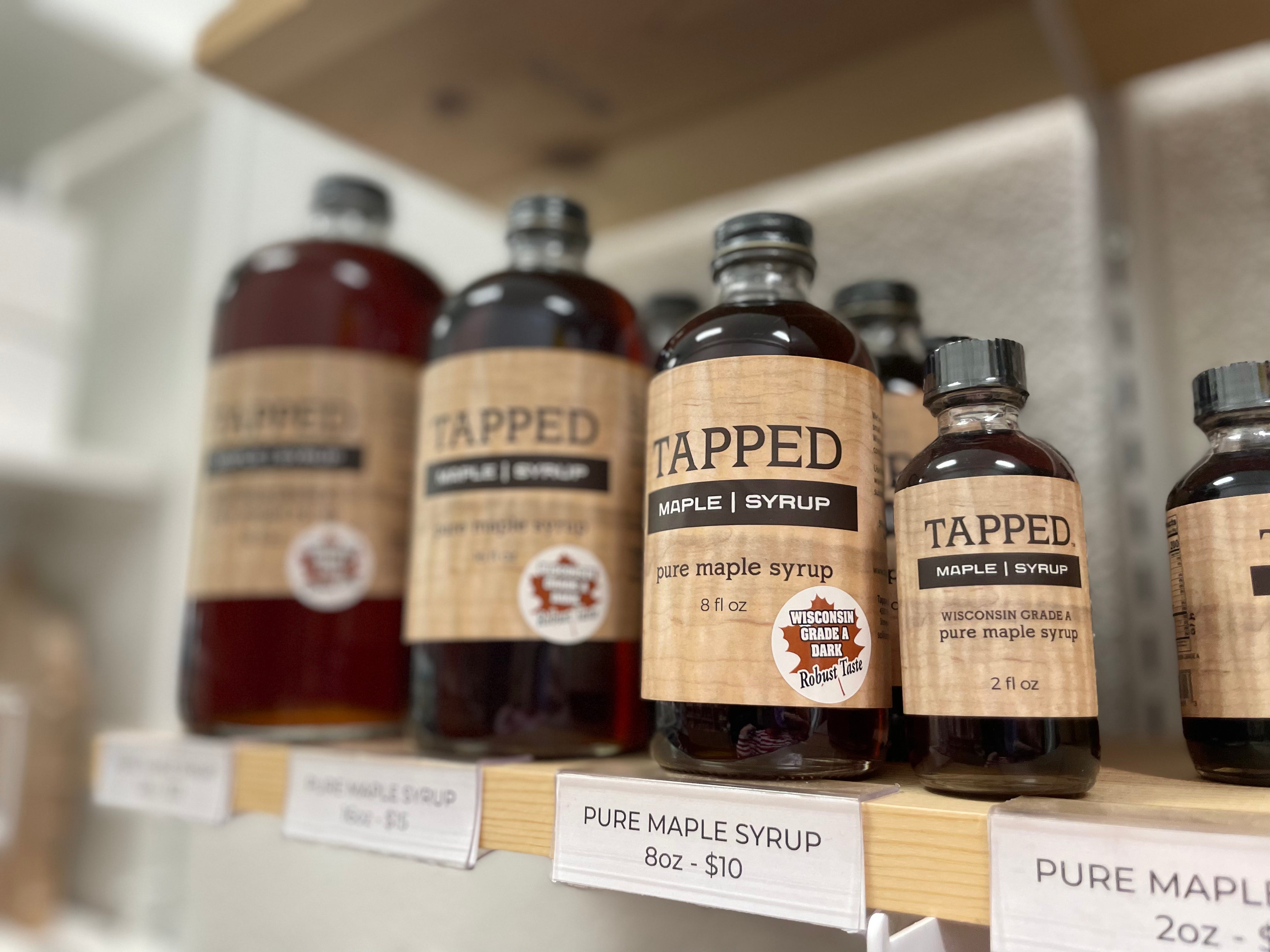 honey + maple syrup