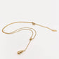 Double Teardrop Necklace