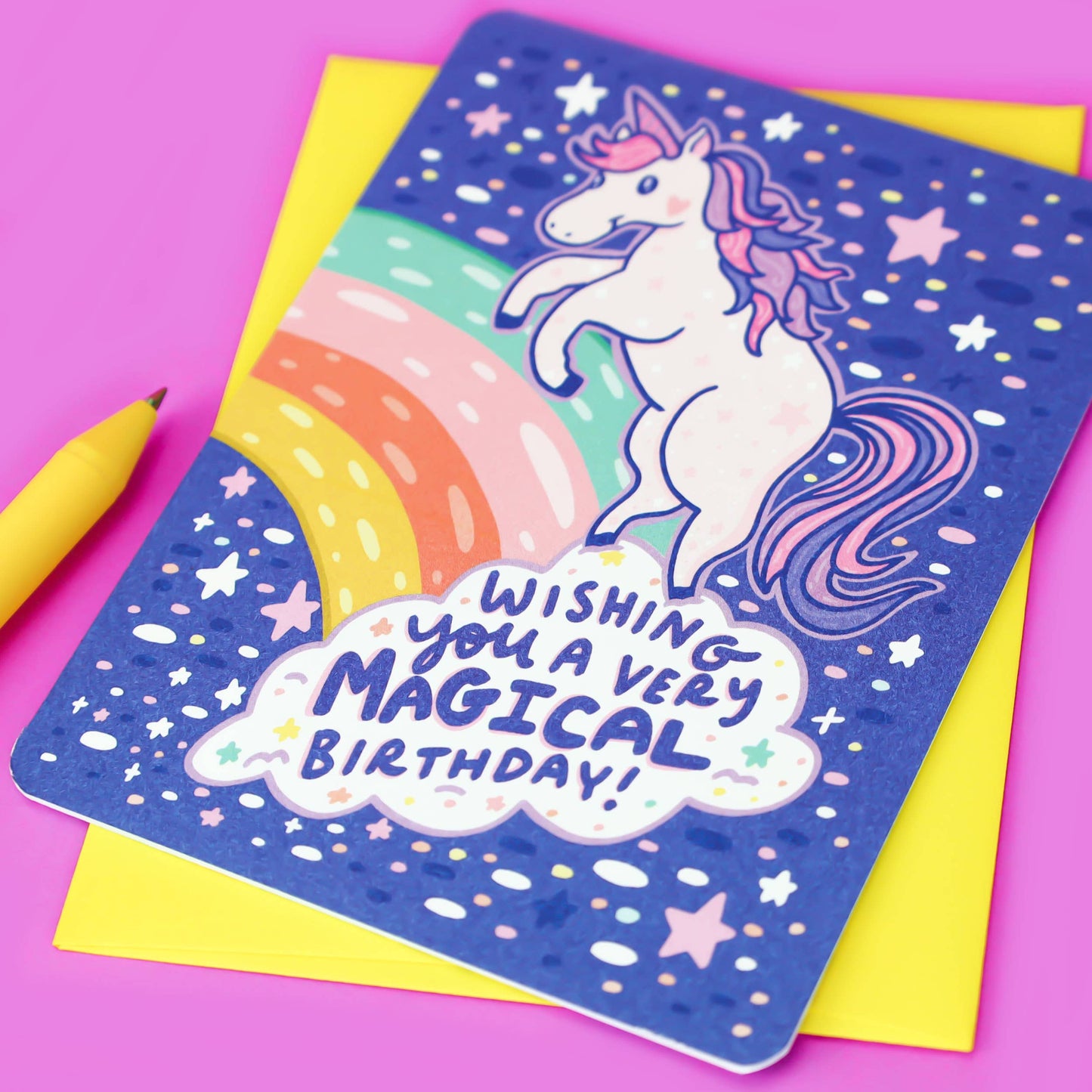 Magical Unicorn Birthday Card