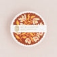 Pumpkin Spice Floral Coasters - Set of Four