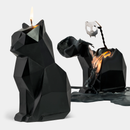 PyroPet Kisa Cat Skeleton Candle - Black-1