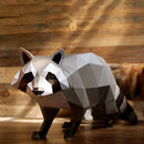 Raccoon 3D PaperCraft Art Kit-6