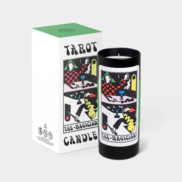 Tarot Magician Candle - Bergamot, Eucalyptus + Cedar