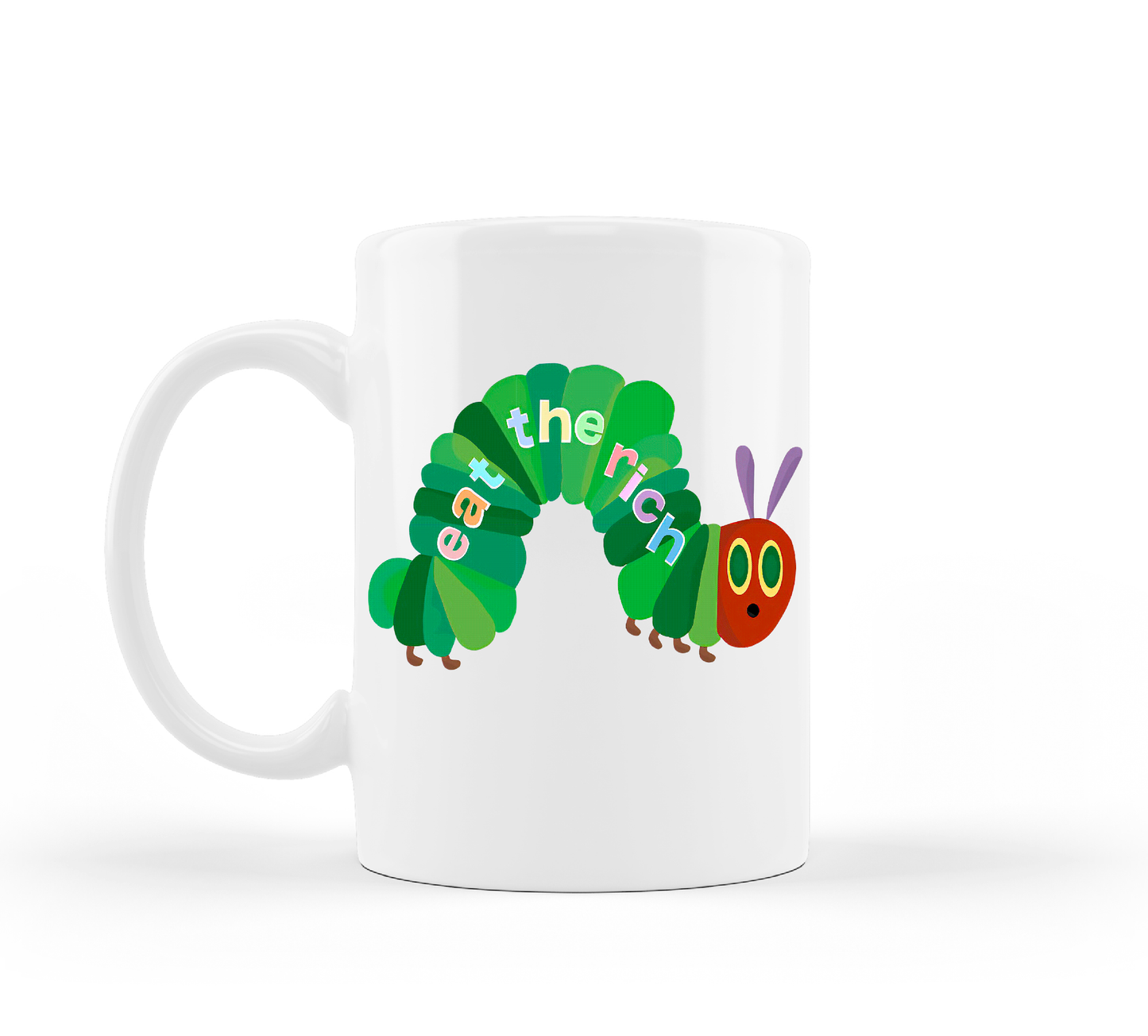 Eat the Rich Caterpillar Mug