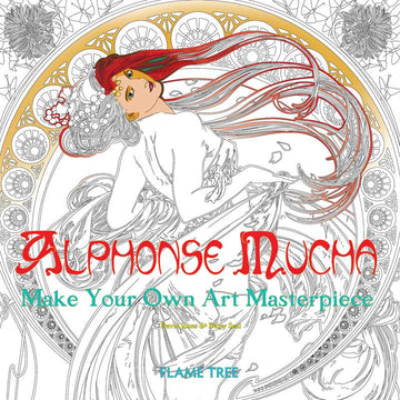 Alphonse Mucha Coloring Book