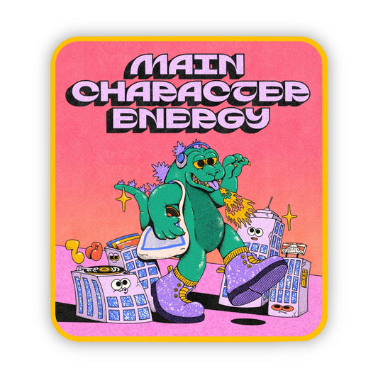 Main Character Energy Sticker