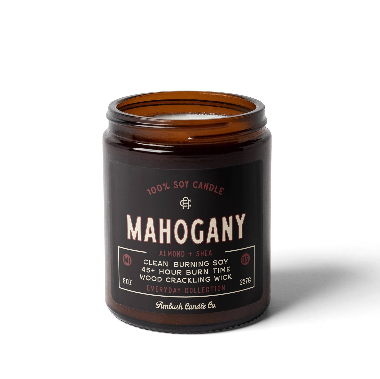 Mahogany | Almond + Shea Candle