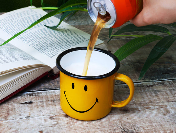 Smiley Enamel Mug