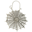 Spider Web Hoop Earrings-2