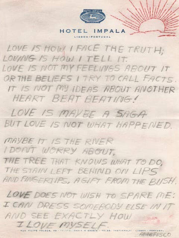 Love Is Maybe A Saga Art Print