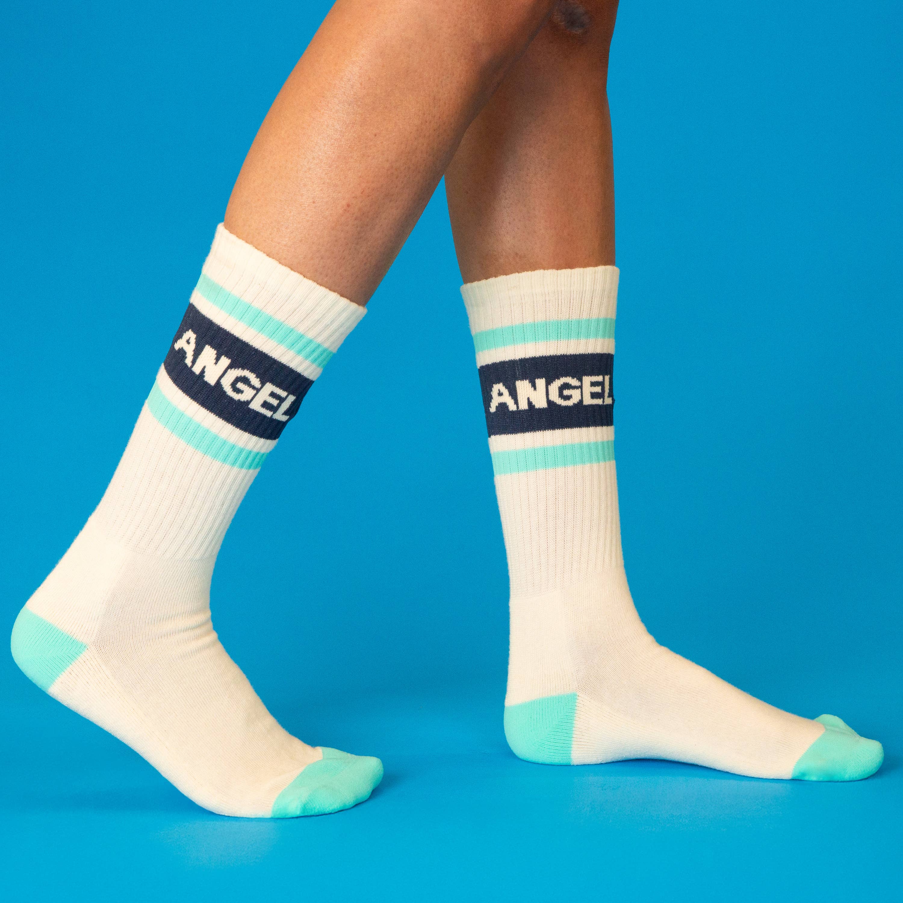 Angel Gym Crew Socks