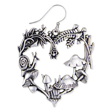 Mushroom Heart Earrings - 0