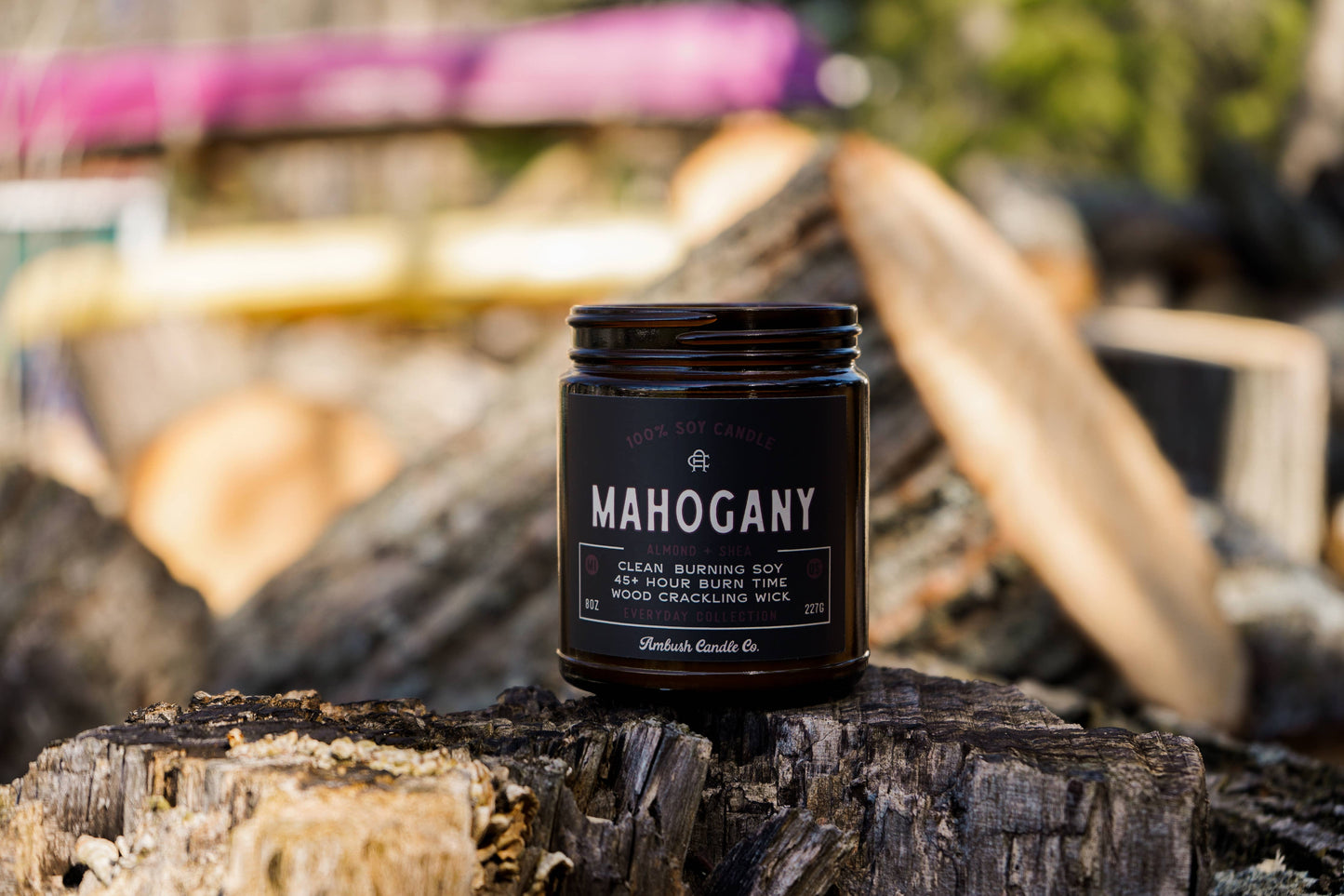 Mahogany | Almond + Shea Candle