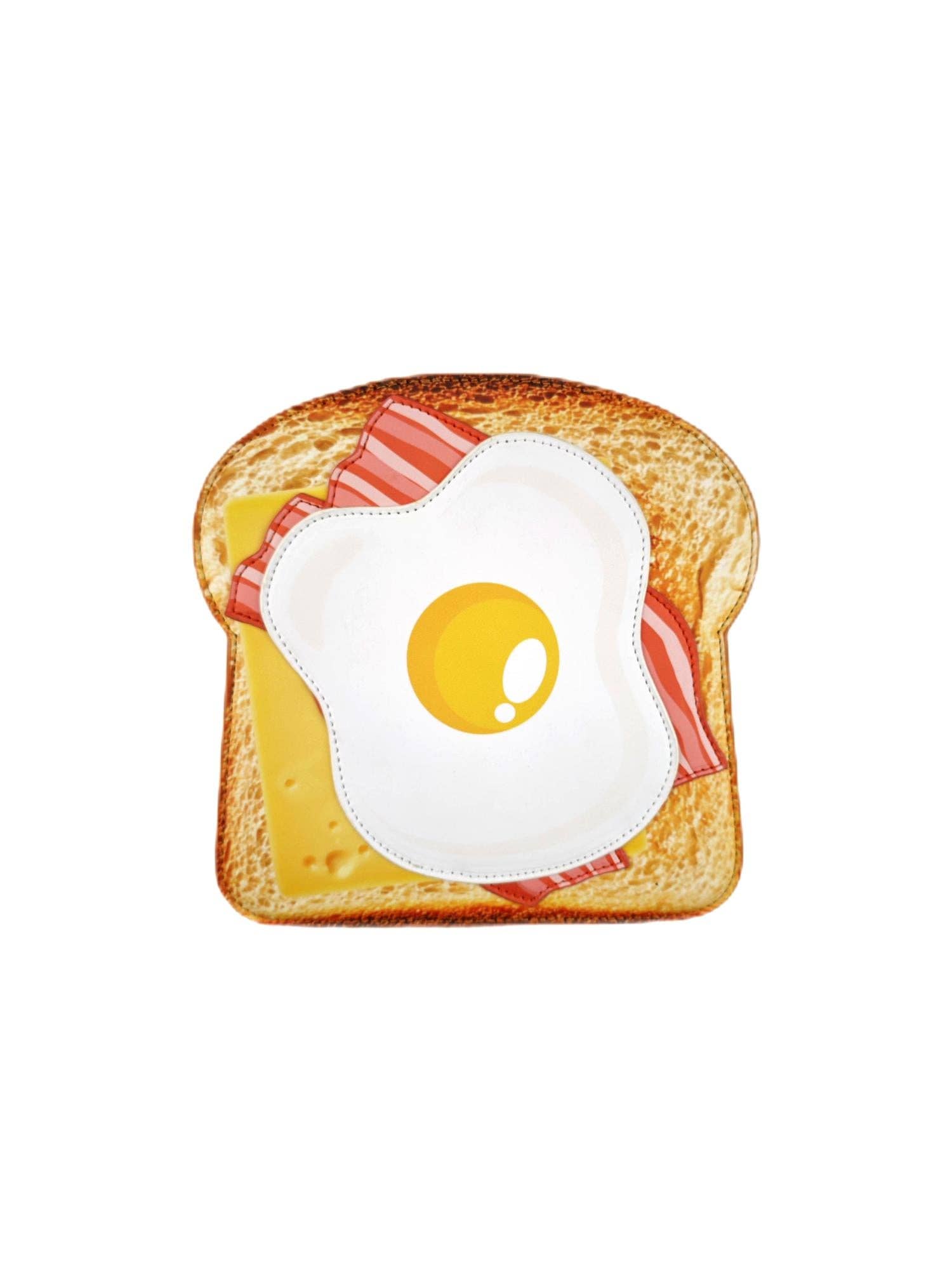 Egg, Bacon and Cheese Toast Crossbody Bag - 0