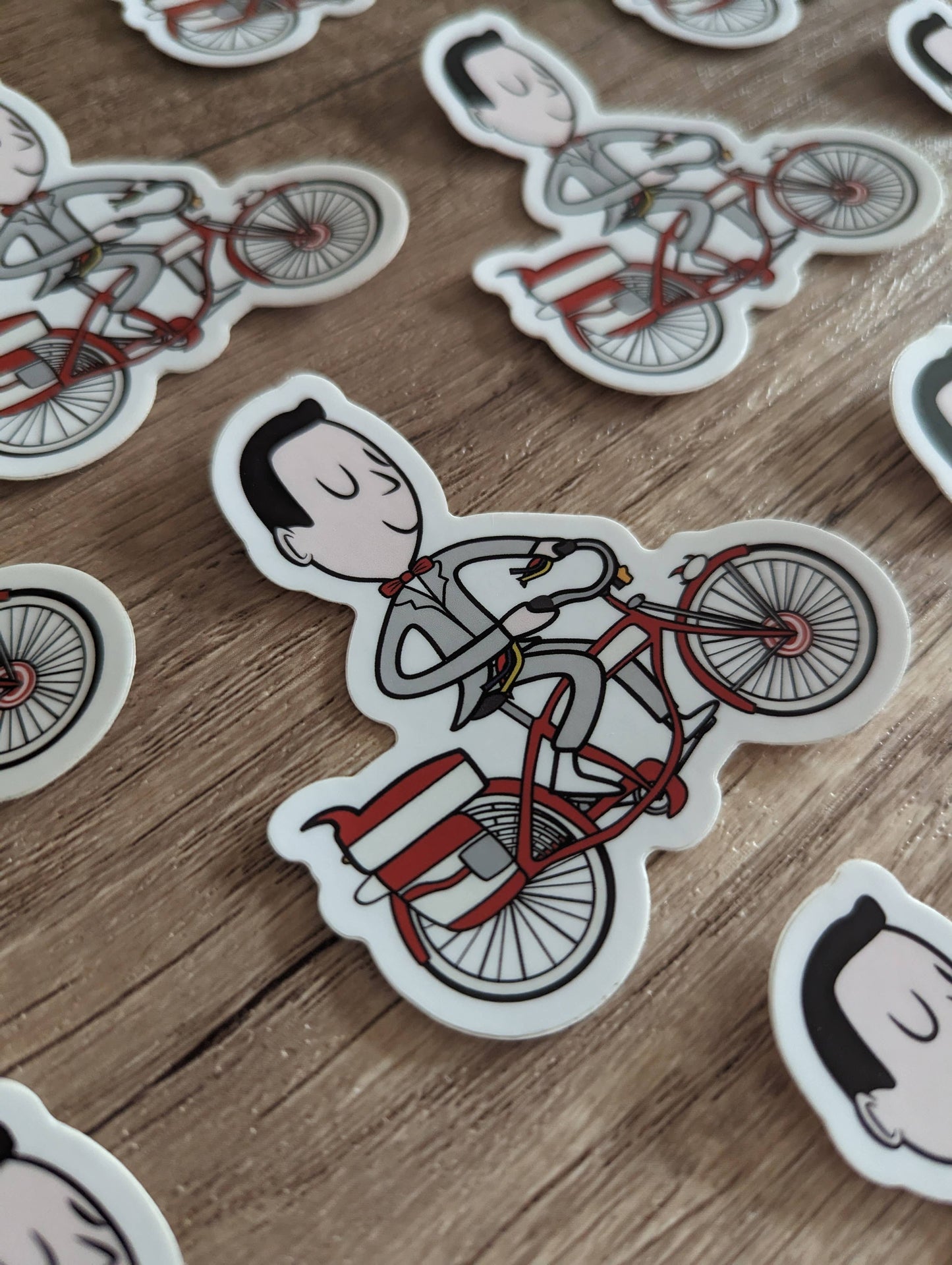 Pee-Wee Bike Sticker