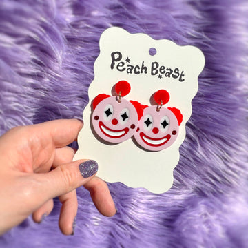Kitschy Clown Statement Earrings - 0