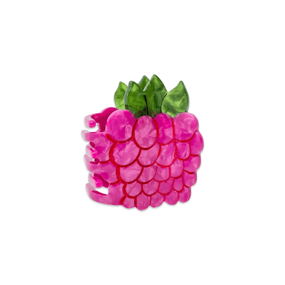 Mini Raspberry Hair Claw Clip
