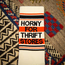 Horny For Thrift Stores Gym Crew Socks-6