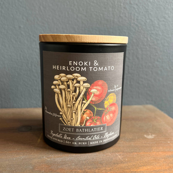 Enoki & Heirloom Tomato Zoet Bathlatier Candle