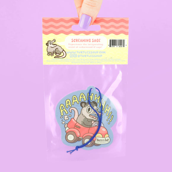 Panic Opossum Air Freshener