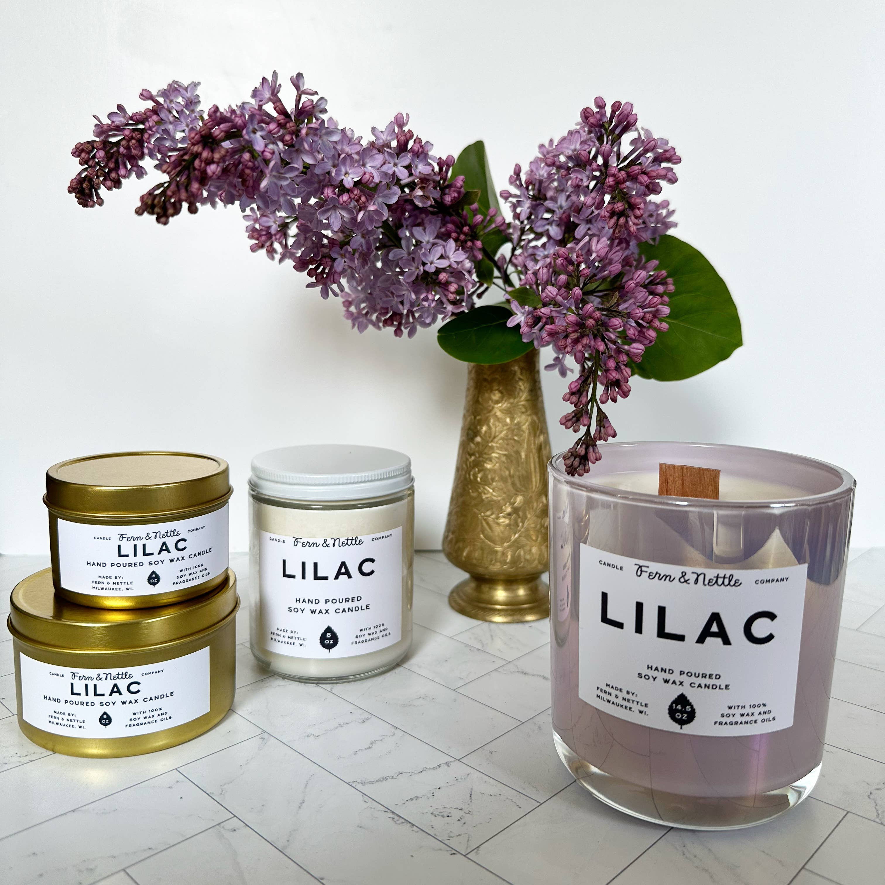 Lilac Soy Wax Candle