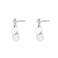 Double Circle Charm Earrings