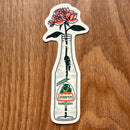Peony Bottle Flower Soda Sticker-1