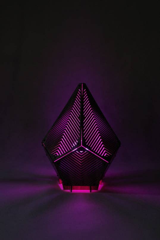 SINAR Linez 3D Papercraft Table Lamp