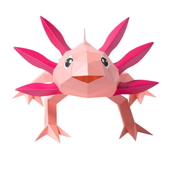 Axolotl PaperCraft Art Kit - 0