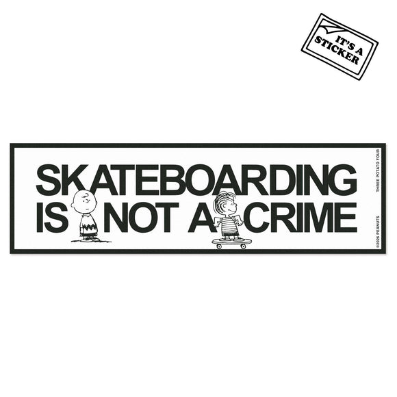 3P4 x Peanuts® - Snoopy Skateboard Bumper Sticker