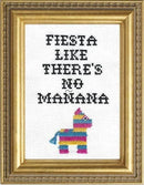 Fiesta Like There's No Mañana Cross Stitch Kit-1