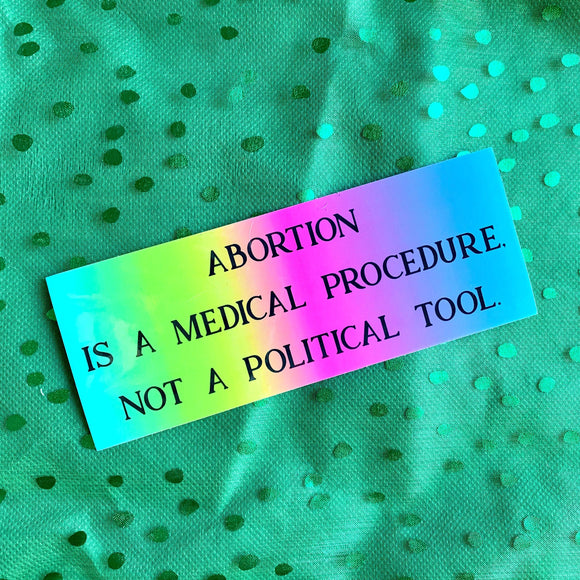 Abortion Feminist Vinyl Bumper Sticker