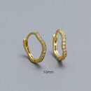 Dainty Sea Wave Hoop Earrings-7
