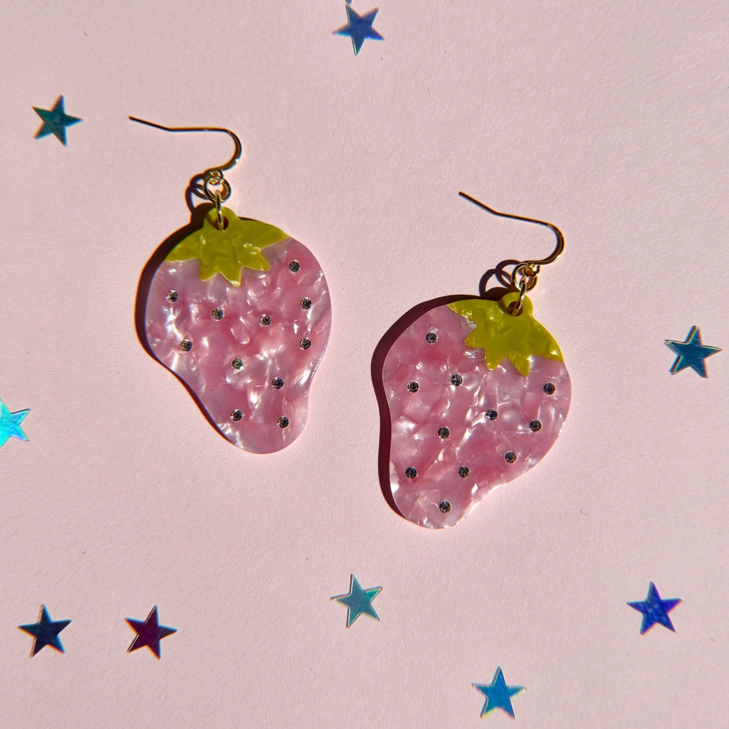 Strawberry Sparkle Earrings