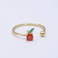 Orange Adjustable Ring