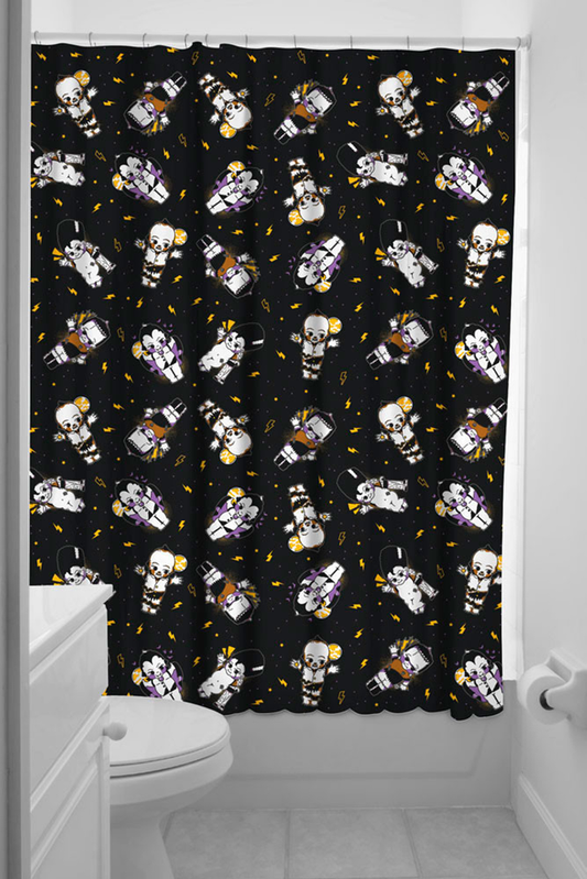 Kewpie Monsters Shower Curtain