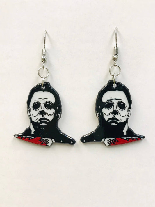 Michael Myers Halloween Earrings