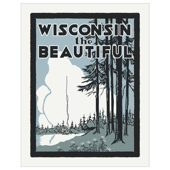 Wisconsin the Beautiful Greeting Card